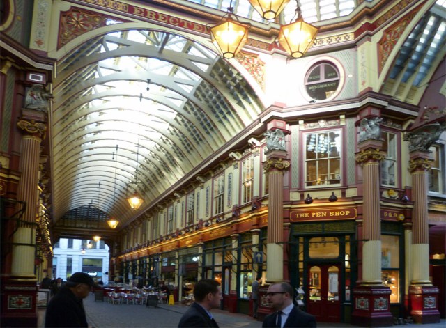 Leadenhall Market. 
