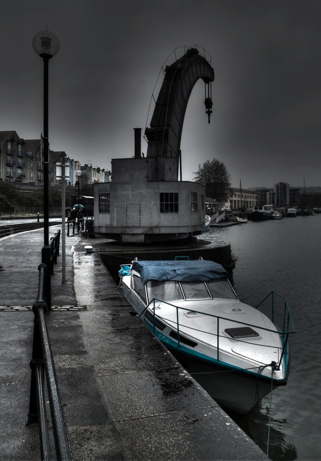 Stothert and Pitt crane in Bristol docks.