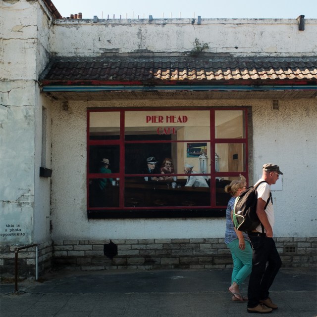 Swanage  trompe l'oeil.