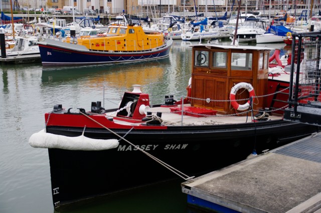 The Massey Shaw fire boat.