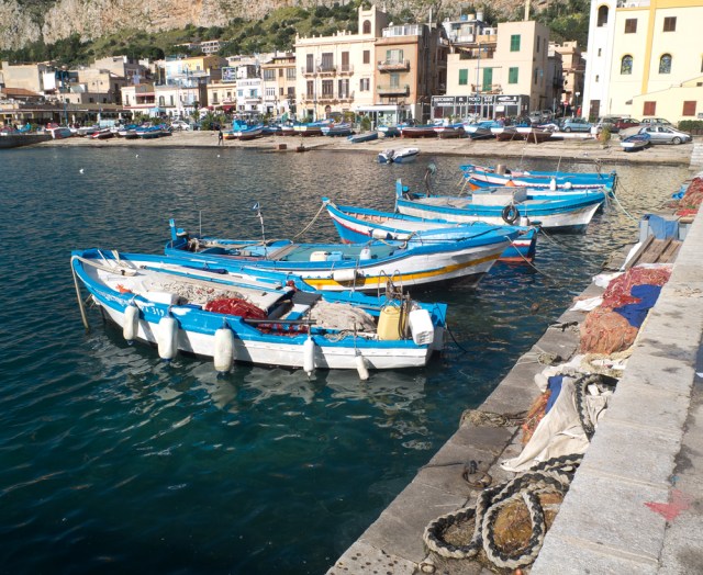  Fishing boats at Mondello.