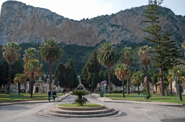 Cemetery, with Montepellegrino in background.