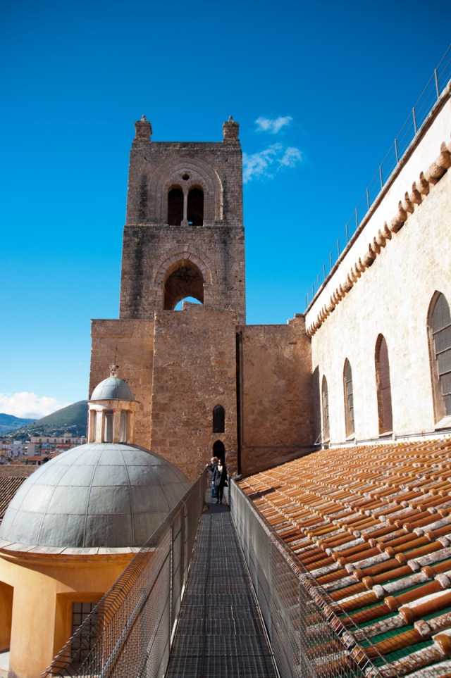 Monreale church roof.