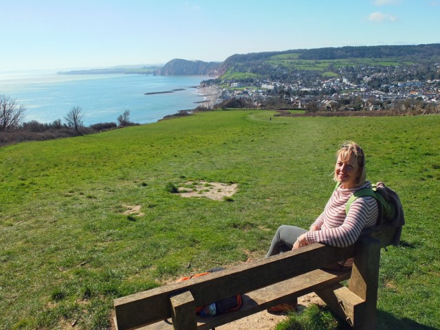 Above Sidmouth, Devon. 