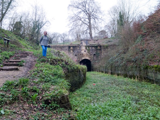 The eastern entrance to the Sapperton canal  tunnel.