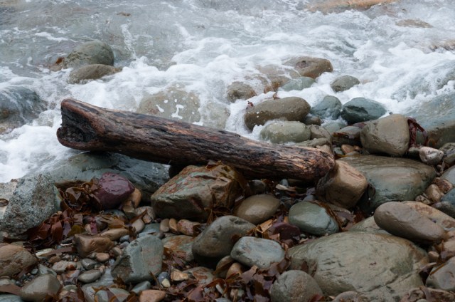 Beach by campsite at Caerfai Bay.