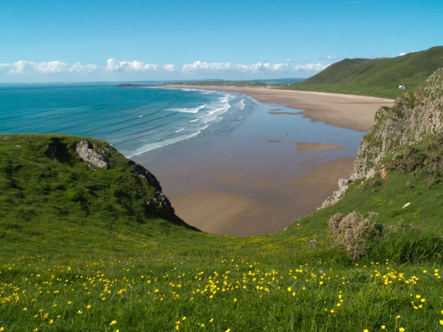 Rhossili Bay from Worm's Head.