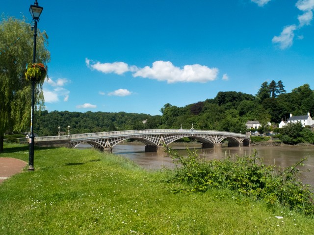 Chepstow. The Bridge Over The River Wye.