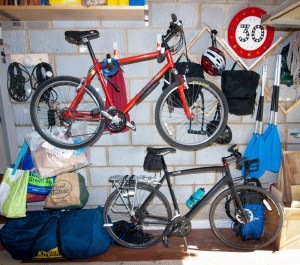 My bikes in garage.