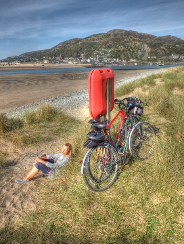 On beach opposite Barmouth.