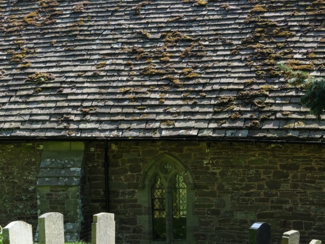 St Martin's church, Cwmyoy, in the Brecon Beacons.