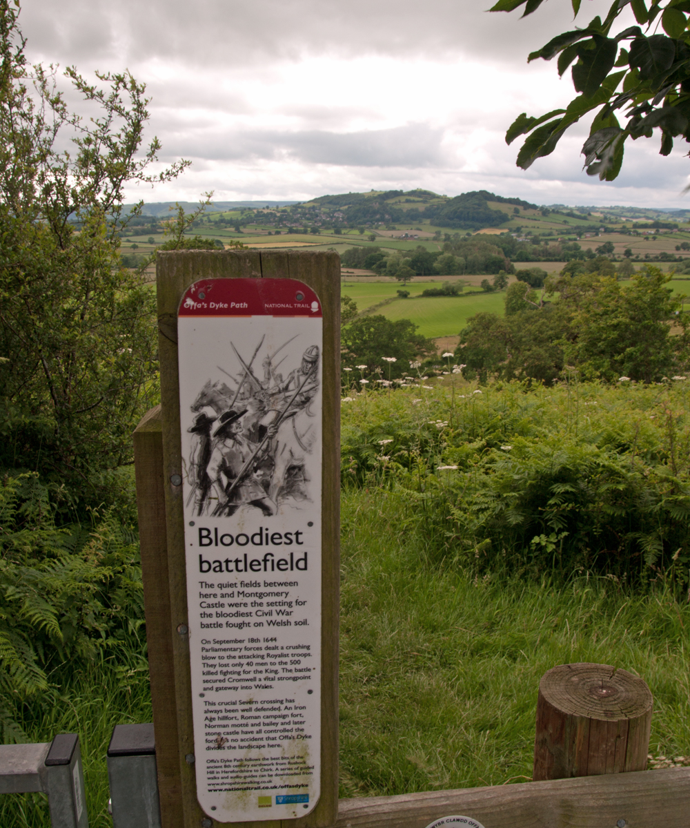 Site of civil war battle in September 1644. Cromwell won.