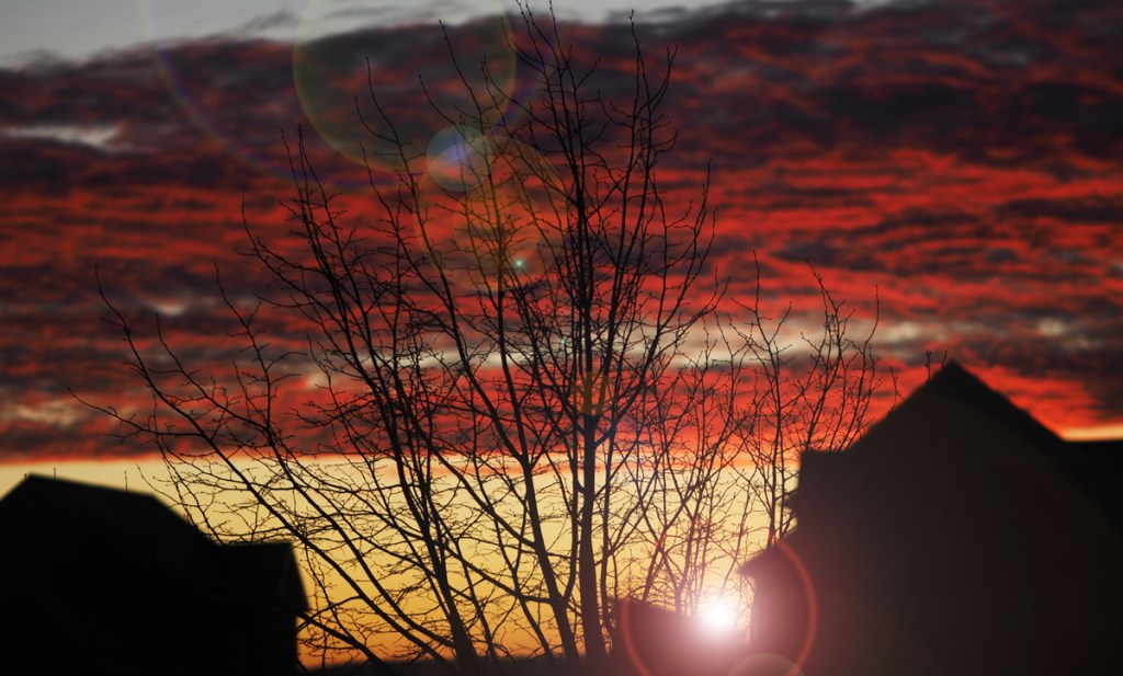 unrise over Portishead.